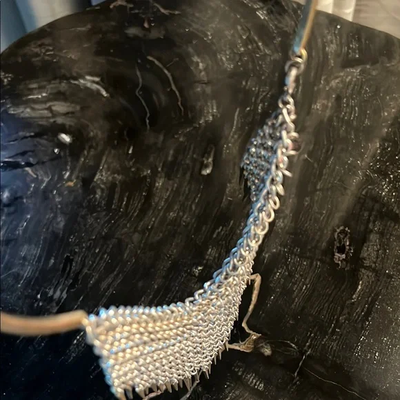 Elegant Gold and Silver Chain Necklace